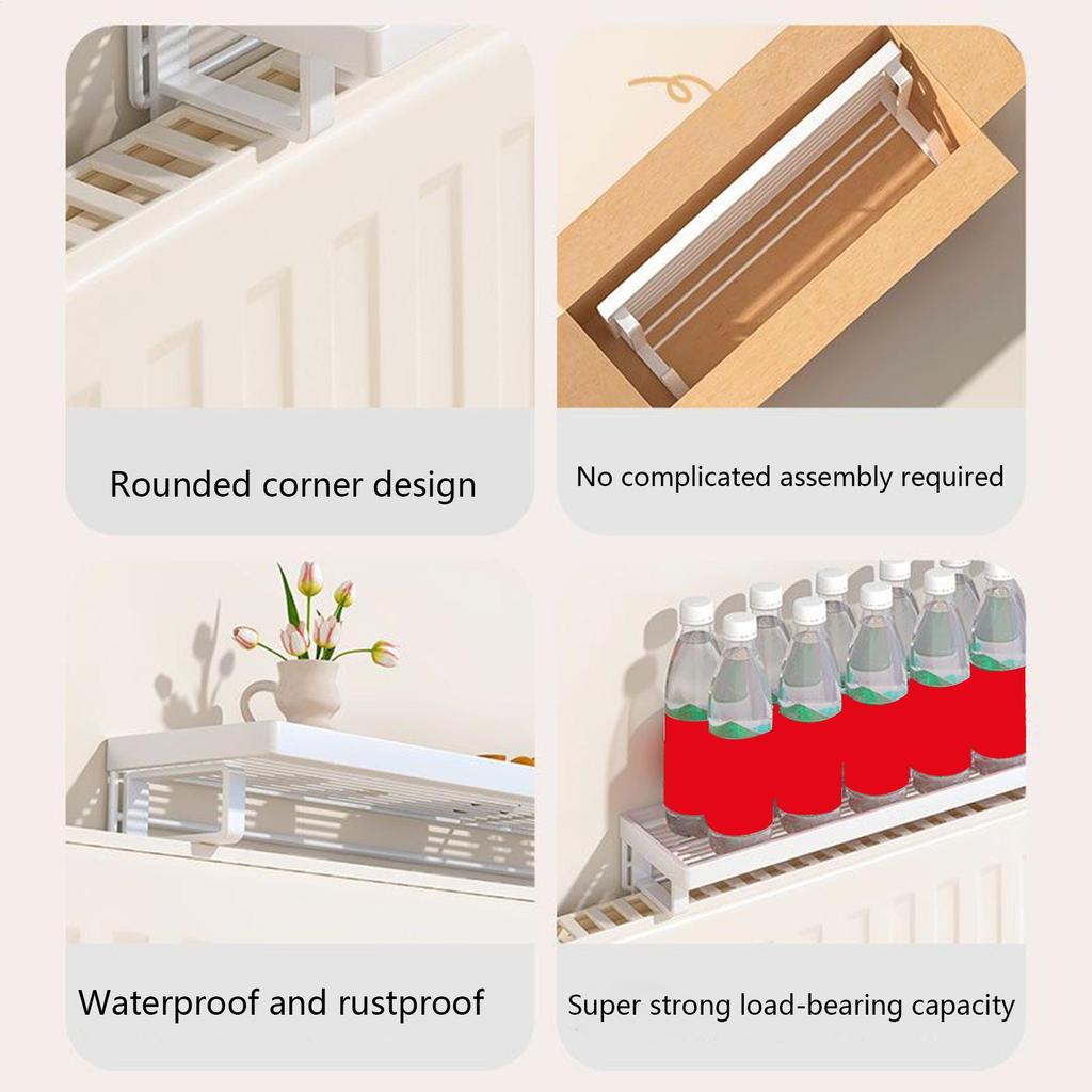Полка-крышка радиатора Термостойкая Без сверления Железная стойка Экономия места Термостойкая На радиатор Скамья Для отеля Общежития