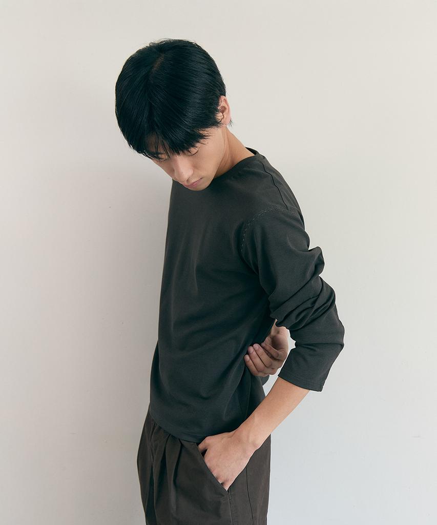 LLUD Stitch Long Sleeve Charcoal