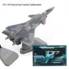 Металлическая модель самолета, истребитель J-20