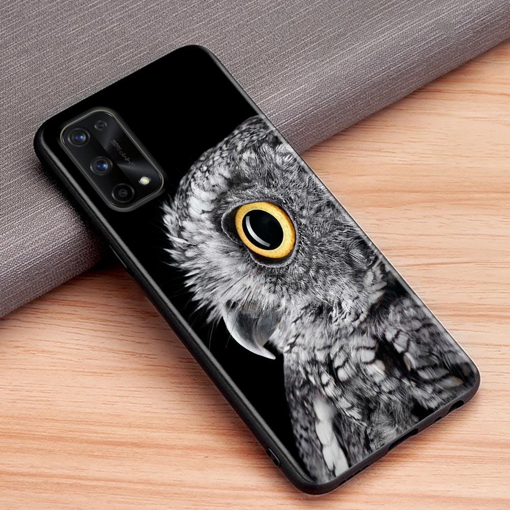 Милый Детеныш Совы Животное Для Чехла Realme 10 Чехол Realme 6 7 8 9 10 11 Pro Plus 8i C20 C21 C21Y C33 C35 C53 C55 Мягкие Силиконовые Чехлы