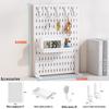 miflame Clamp-on Pegboard Desktop Organizer