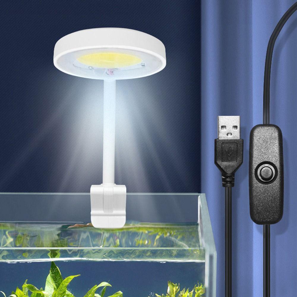 Rotatable Water Grass Tank Spotlight Clip on Swivel Aquarium Lamp LED Fish Tank Light  Planted Tank