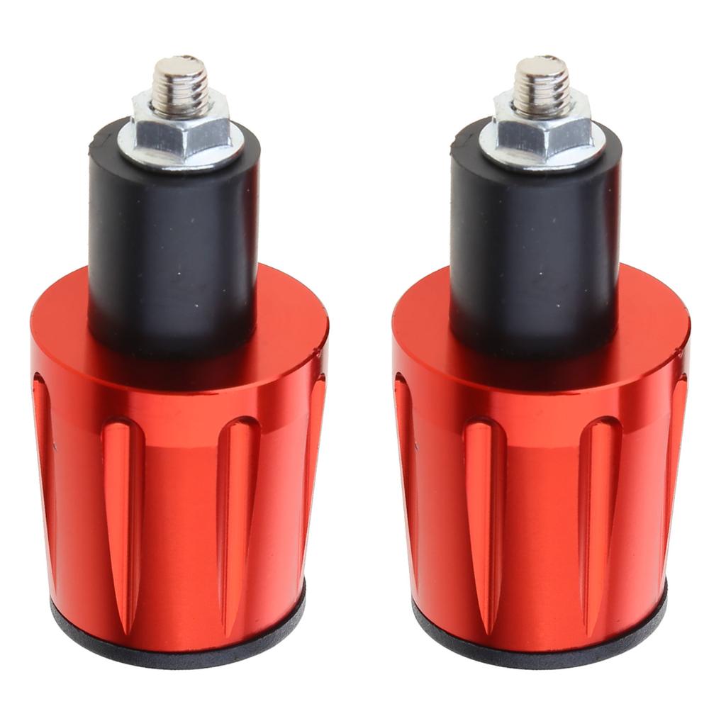 1 пара ручек для руля мотоцикла, заглушки, универсальные алюминиевые наконечники руля 7/8", 22 мм, наконечники руля мотоцикла