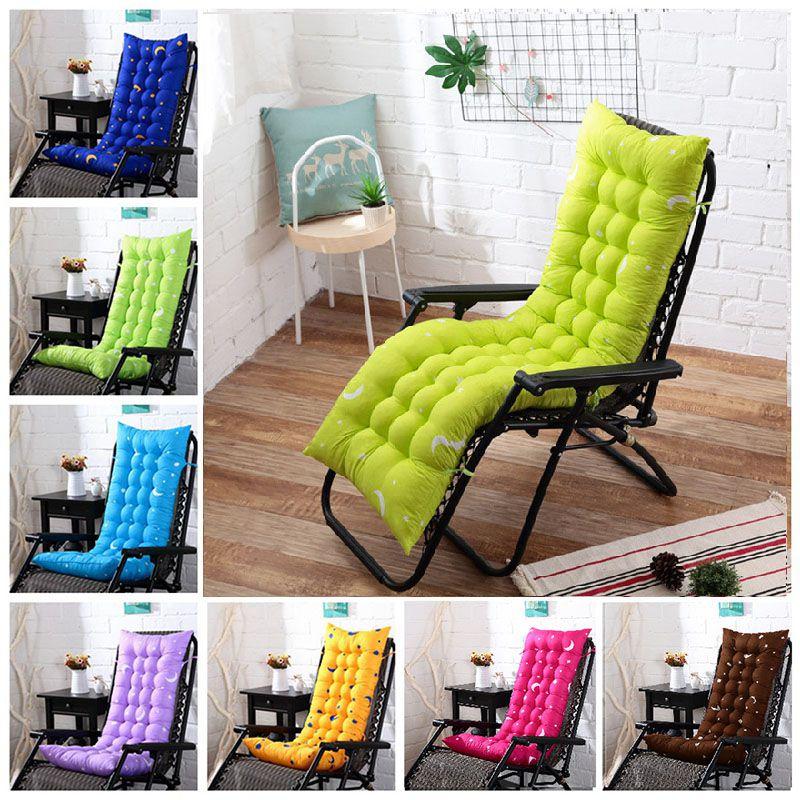 Толстая мягкая подушка для спинки шезлонга для патио для садовых кресел-качалок и скамеек