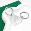 1 Pair Funny Unique Bear  Cute Design Accessories Couple Valentine'S Gift High Quality Keychain Funny Student Bag Pendant