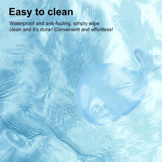 Ergonomic Wrist Guard Anti-Slip Transparent Design Creative Shape Silicone Elbow Pad Cushion Cute Clear Mouse Wrist Pad