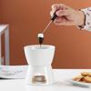 Chocolate Fondue Mugs with Forks Melting Cups for Chocolate Butter Ceramics Hot Pot Set