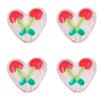 2Pcs Resin Love Heart Beads Cherry Christmas Tree Charms For DIY Necklace Bracelet Earrings Jewelry Making Craft Accessories