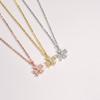 Lucky Four Leaf Grass Necklace, Female Clavicle Chain, Female Cold and Elegant Style, Korean Version, Simple and Small Style