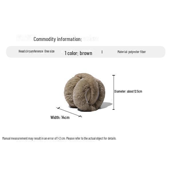 Унисекс-антифризовые плюшевые наушники - защита от холода, искусственный мех кролика, милые теплые наушники для зимы