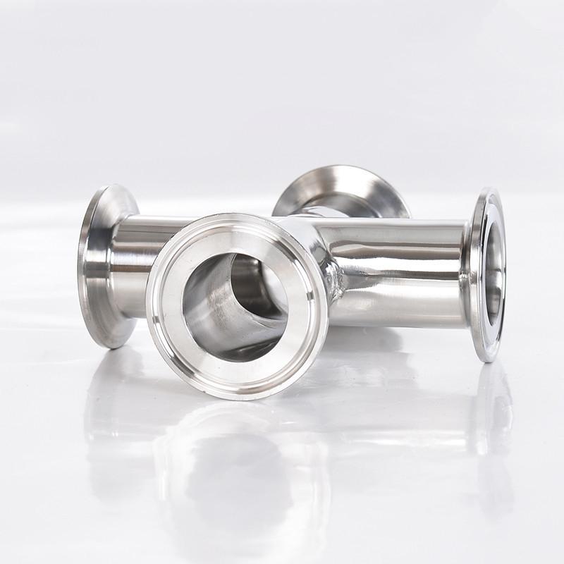 2,5-дюймовая труба OD 57 63 мм нержавеющая сталь SS304 4-ходовой крестообразный санитарный фитинг Tri Clamp Ferrule OD 77 мм Homebrew