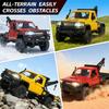 RC Rock Crawler 4x4 MN82T RC Off-Road Truck with Crane Hook 1/12 Scale Remote Control Tow Truck Toy Hobby Gifts for Kids Adults