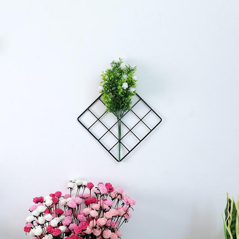 Creative Home Decoration Square Iron Clip Room Living Room Wall Decoration Fashion Accessories