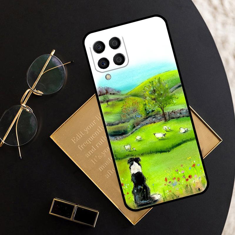 Собака Бордер-колли Для Samsung Galaxy M11 M21 M31 M12 M13 M14 M15 M35 M55 M34 M54 M33 M53 M32 M52 M06 M16 Чехол