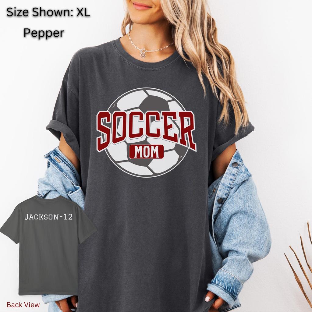Soccer Mom T-Shirt: Personalized Sports Tee, Game Day Apparel