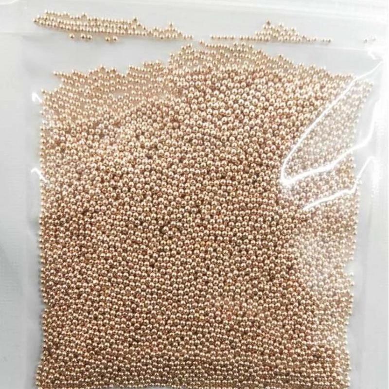 50 г 3D золотые/серебряные/розово-золотые мини-металлические бусины, круглые крошечные наконечники, подвески, икры, бусины, стальные шарики, стразы для дизайна ногтей, маникюр своими руками