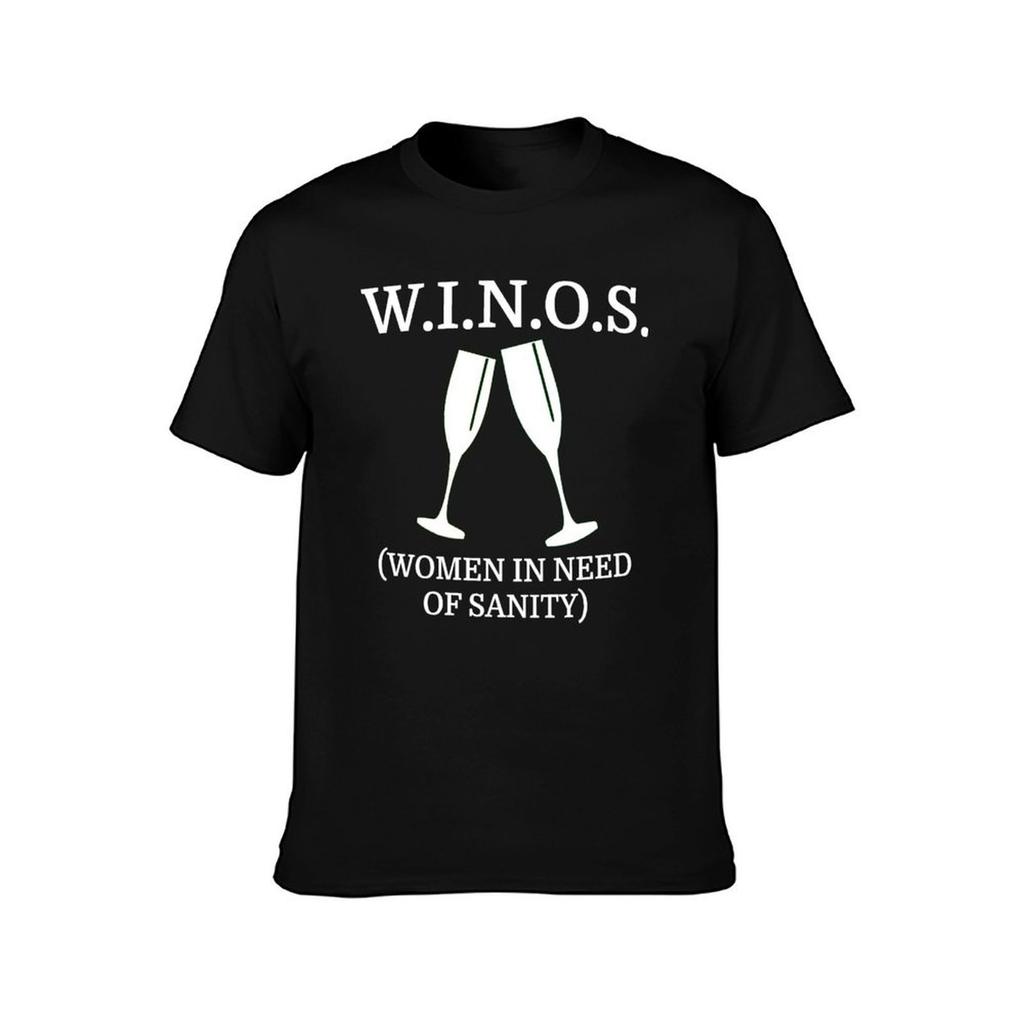 w i n o s women in need of sanity TShirt Work Wear Lightweight Tee