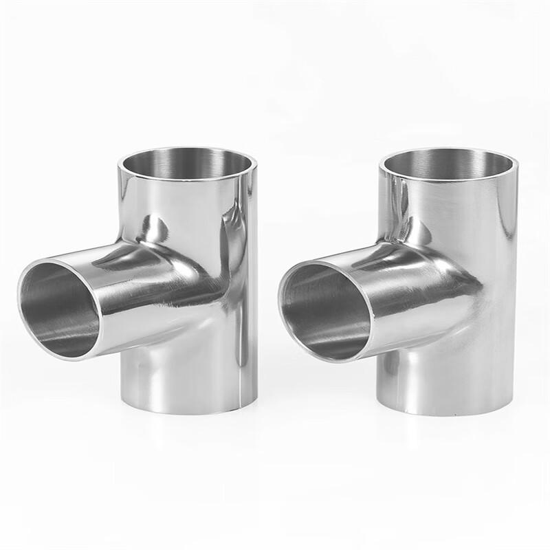 Youlan Zhizao 304 Stainless Steel Sanitary Welded Tee Pipe Fitting