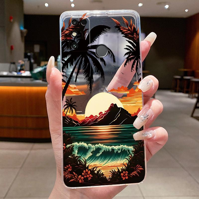 Casing For Honor 9A MOA-LX9N Case Aesthetic Luxury Cute Cool Boys Girls Pattern Transparent Soft Silicone Back Cover Phone Case
