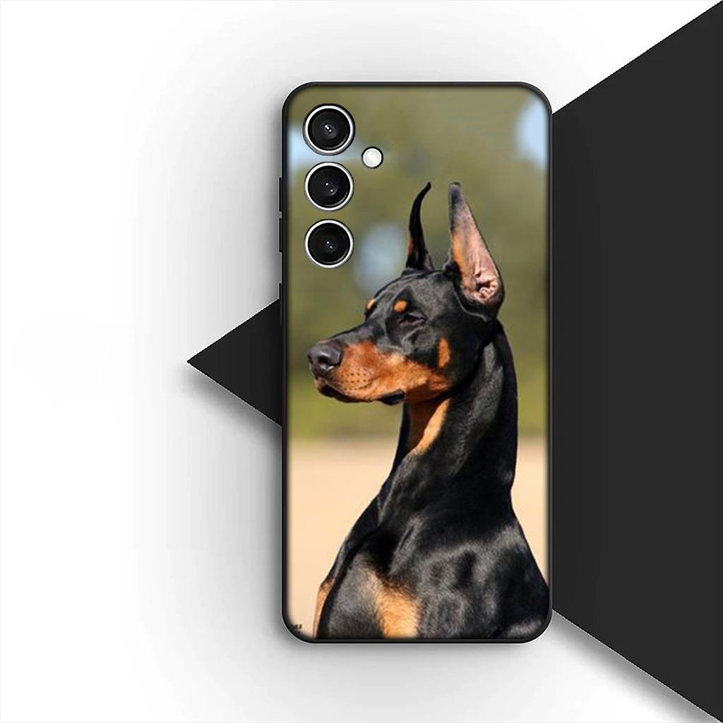 Protective Cover for Apple iPhone 17 16 14 15 Plus Pro Max 16E ProMax + 15Plus 15+ 16+ Casing Phone Case Dachshund Dog Doberman
