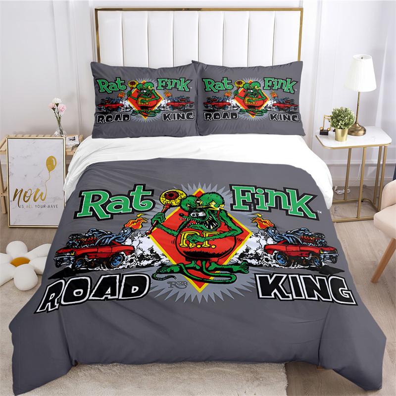 Мультяшный забавный крыса Финк постельное белье пододеяльник с наволочкой домашний текстиль Twin Full Queen King детский подарок