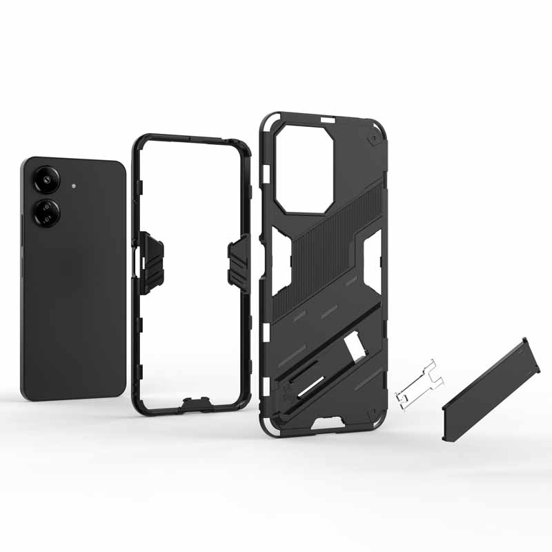 Shockproof Case For Redmi 10C 12C 13C 14C Armor Holder Protector Back Coque for Xiaomi POCO C65 F5 X5 X6 F6 M6 Pro Phone Cover