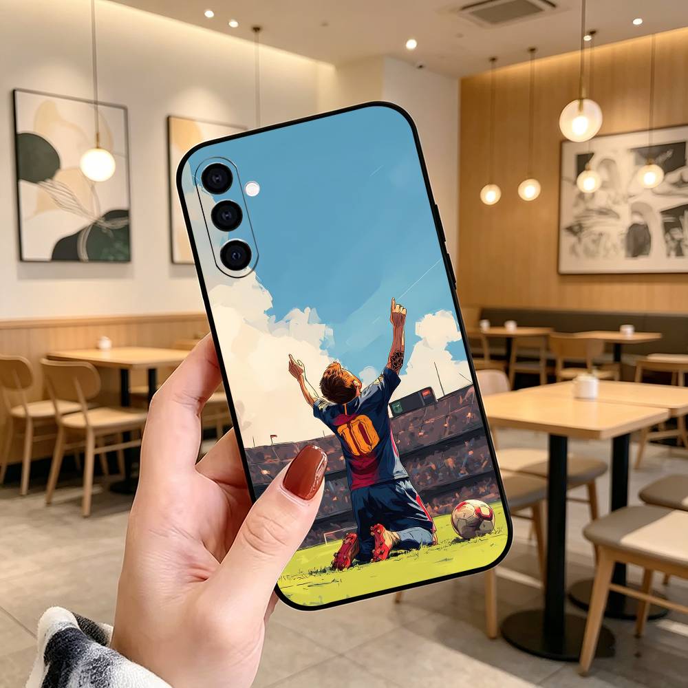 LIONEL Leo Messi-i F-Football Чехол для телефона для Samsung Galaxy A73, A72, A71, A70, A53, A52, A51, Другие Мягкий черный чехол
