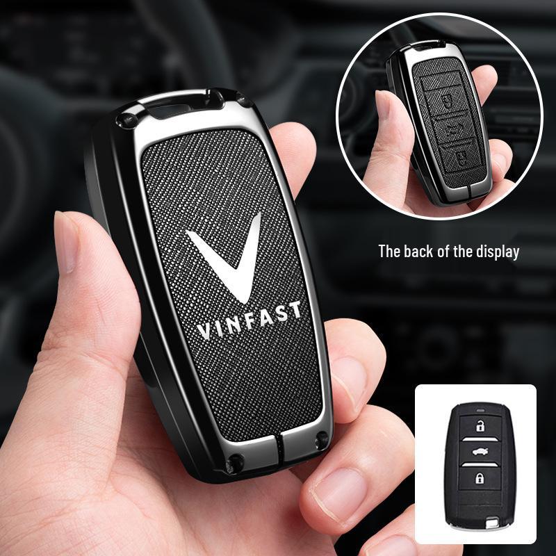 Vinfast Vietnam Car Key Case for Zhonghua V5/VF8 VF3/5/9 High-End Key Bag with Buckle for Men