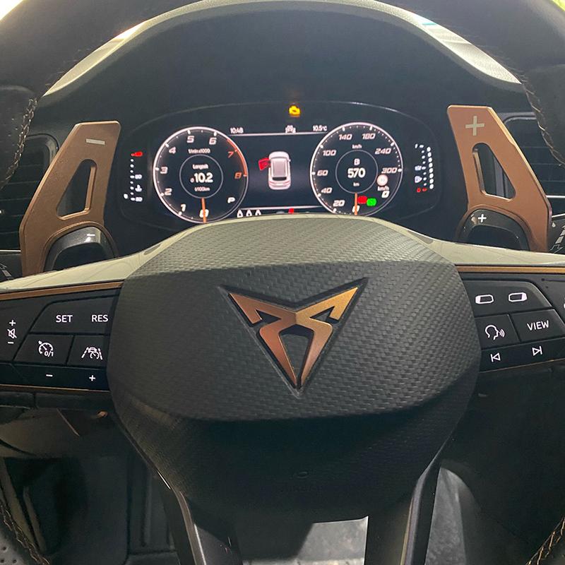Shifter Paddles For Cupra Formentor  Cupra Ateca Leon E-Hybrid    Car Steering Wheel Dsg Gear Extend Accessories