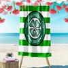 Пляжное полотенце с принтом Celtic F.C., большое, мягкое, быстросохнущее, для пляжа, кемпинга, плавания