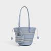 Fashion pure handwoven bag niche single shoulder armpit bag high sense hollow portable tote bag