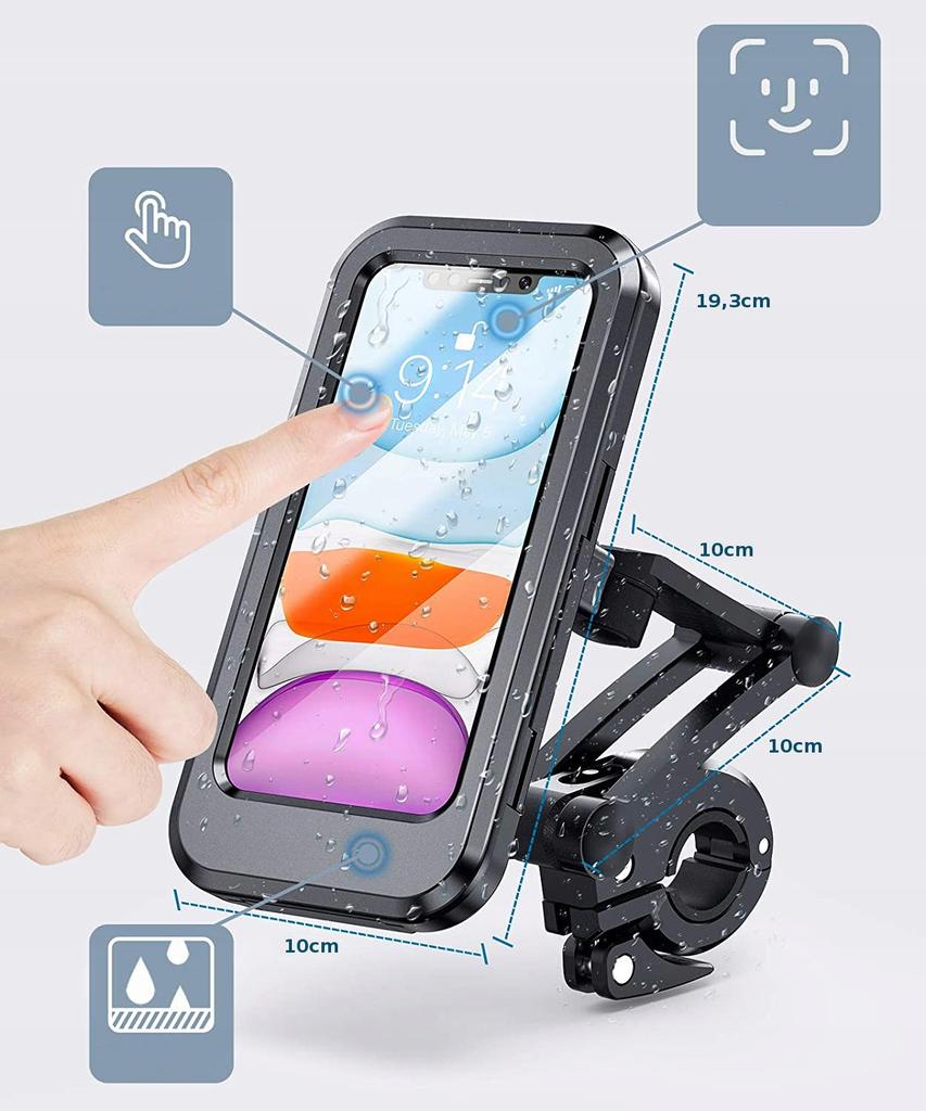 Waterproof Motorcycle Bike Phone Holder