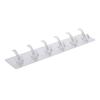 Row Transparent Autohesion for Bathroom,Kitchen Storage Rack Wall Hooks Key Holder Clothes Hanger