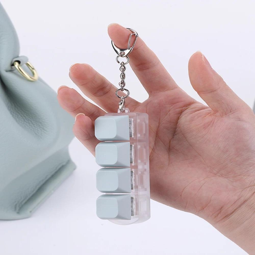 4Keys Keycap Pinch Toy Relief Stress Button Clicker Toy New Button Keycap