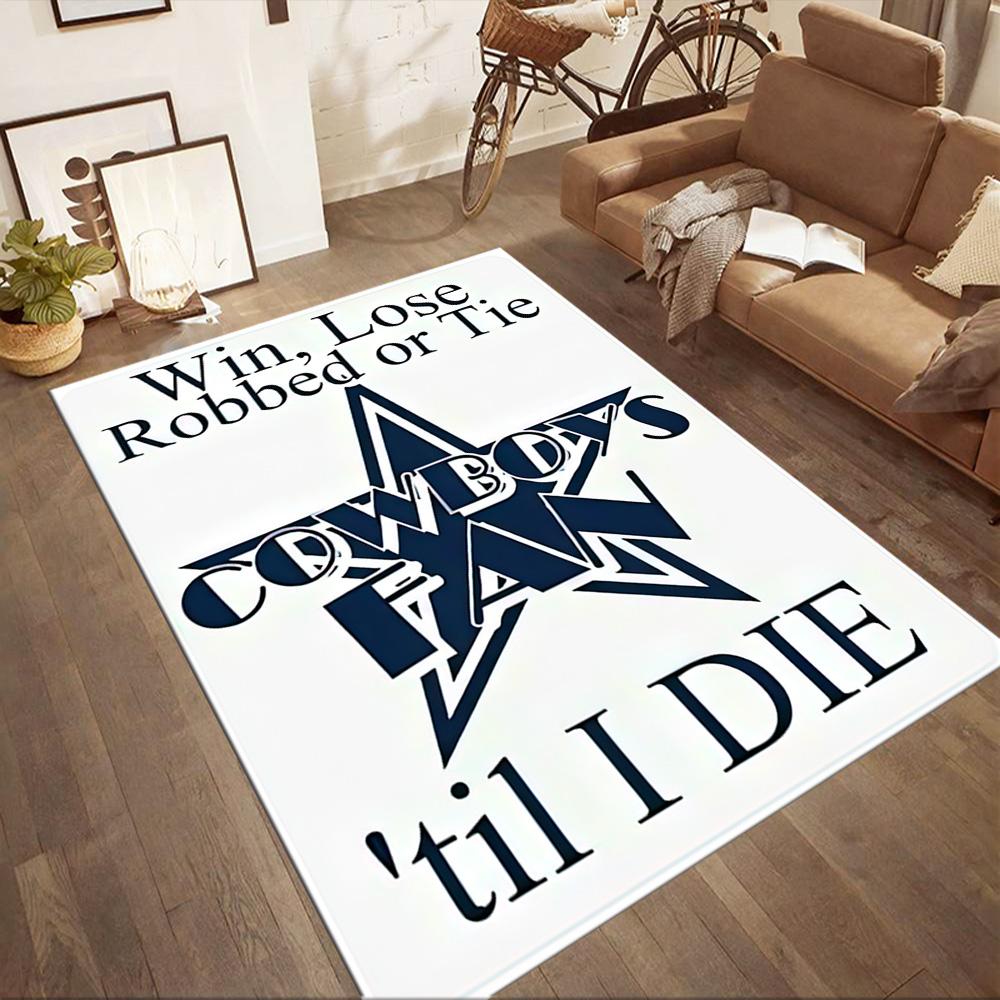 Dallas Carpet Design for Foyer Living Rooms Game Room Outdoor Anti-slip Rug Office home decor Perfect Gift for Valentine's Wedding Birthday