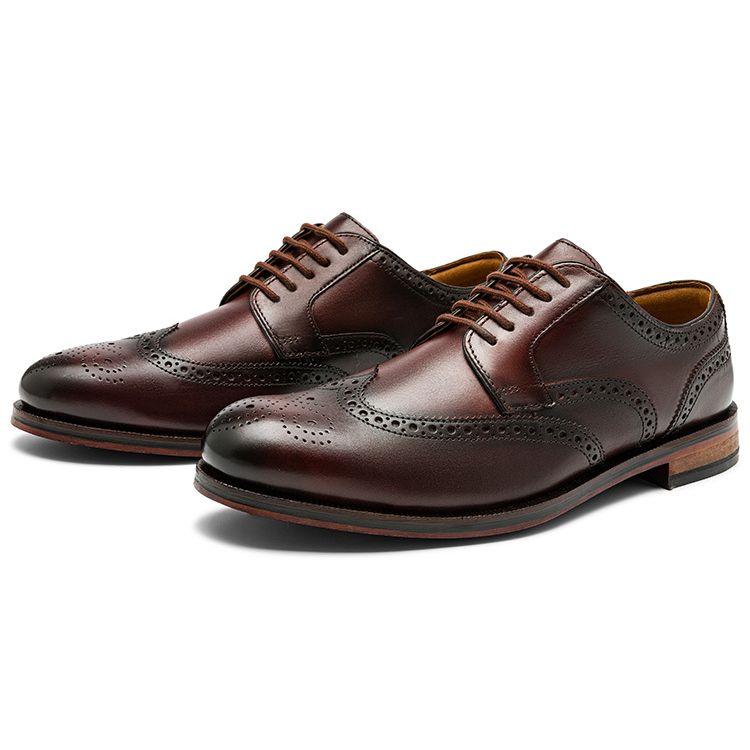 Clarks Серия Craft Удобные Универсальные Туфли Мужская Обувь Темно-Коричневый 261691827