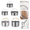 Steamer Insert Steamer Pot-Stainless Steel Basket Rice Steamer Pressure Cooker