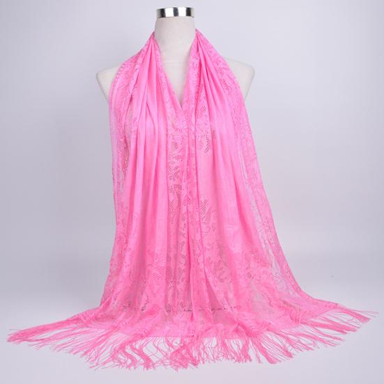 Women Chiffon Prayer Shawl Solid Color Versatile Turban Beach Towel Scarf Breathable Fabric Beach Towel Shawl