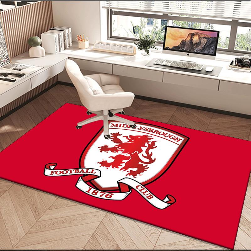 1PC rug Red Lion Football Club Carpet, Chair Rug,Area Rug for Office Bedroom living rooms bedroom, Doormat decor Christmas fan gifts