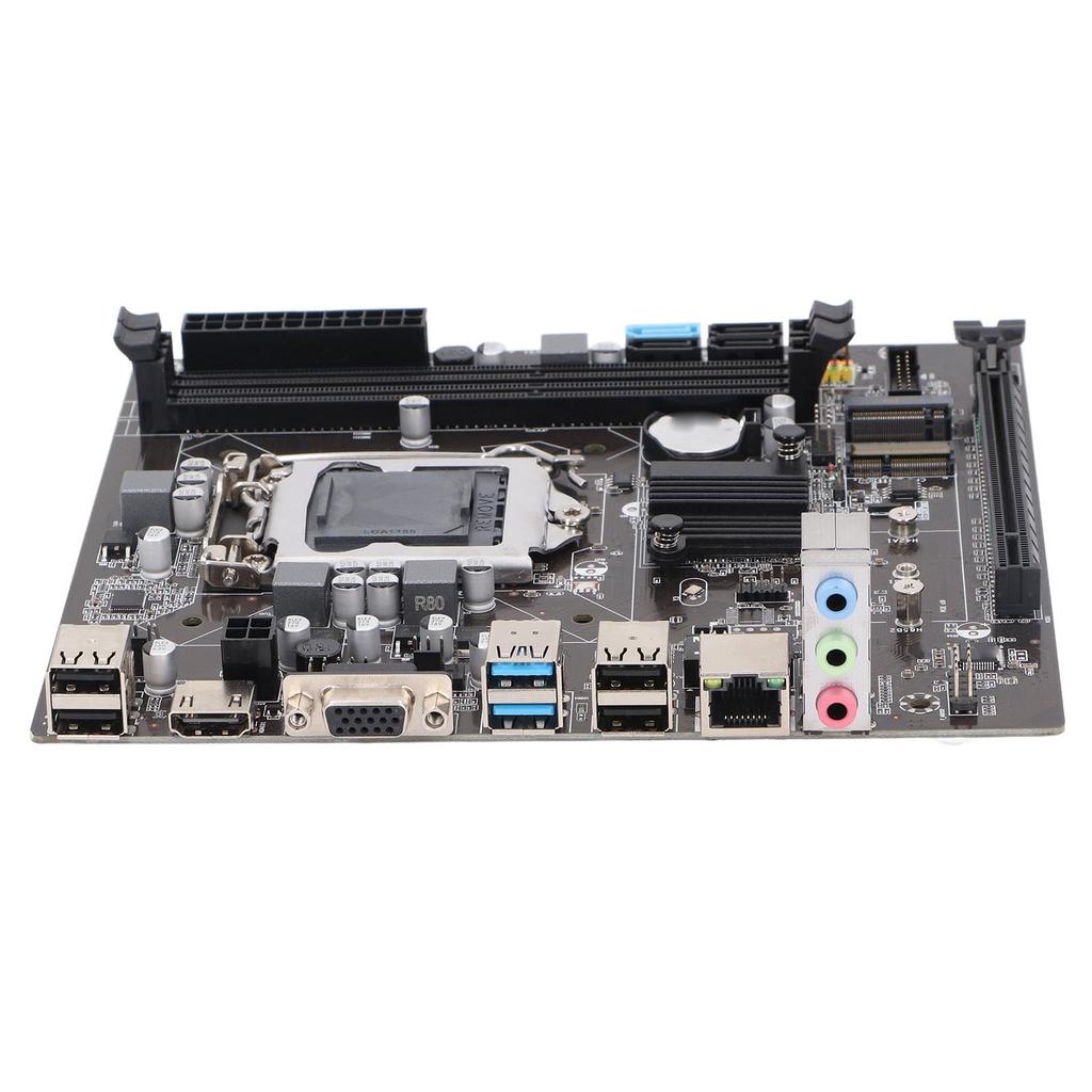 Игровая материнская плата B75 с портами M.2, двухканальной памятью DDR3 для LGA1155, 4 USB2.0, 2 USB3.0, SATA3.0