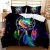 Dream Catcher Bedding Set Elegant Bohemian Duvet Cover Queen 240x220 Ethnic Quilt Cover Single Double King Comforter Bed Cover