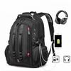 Bange Advanced Traveling BagDurable Travel Computer Backpack with USB Port Earphone Hole Waterproof