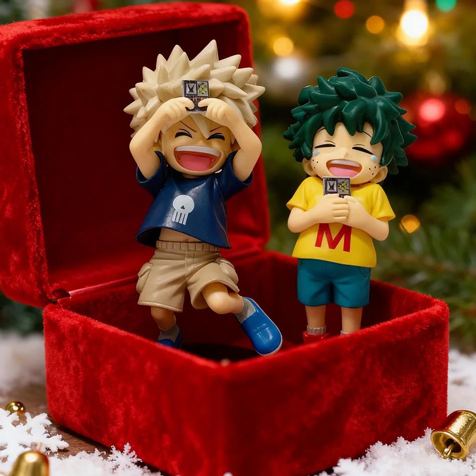 Оригинальная фигурка BANDAI Моя геройская академия: Детство Изуку Мидории / Детство Кацуки Бакуго, Модель, Декоративная кукла