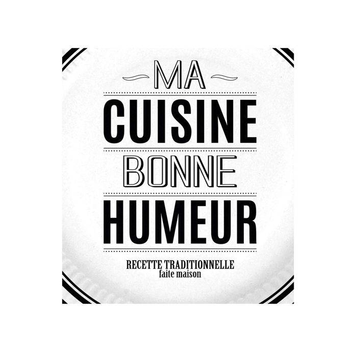 Set de 10 assiettes en carton 18 cm Ma cuisine