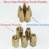 Gas Brazing Torch 5pcs Nozzle Oxygen Propane Acetylene Liquified Soldering Tools