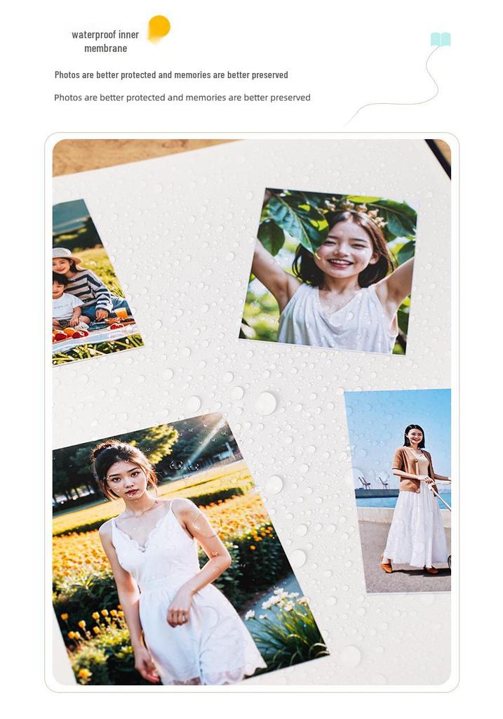 Ручная работа DIY Белые клейкие листы для фотоальбома