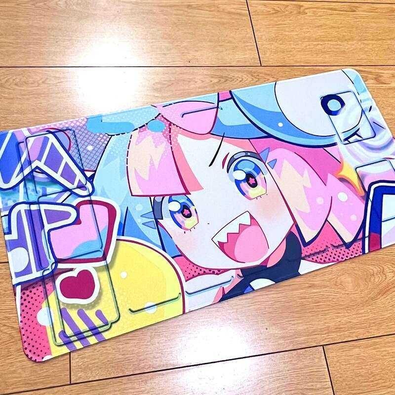 Pokemon Pikachu Starry Night Playmat TCG Card Game Mat AntiSlip Rubber Desk Pad for Trading Card Gaming