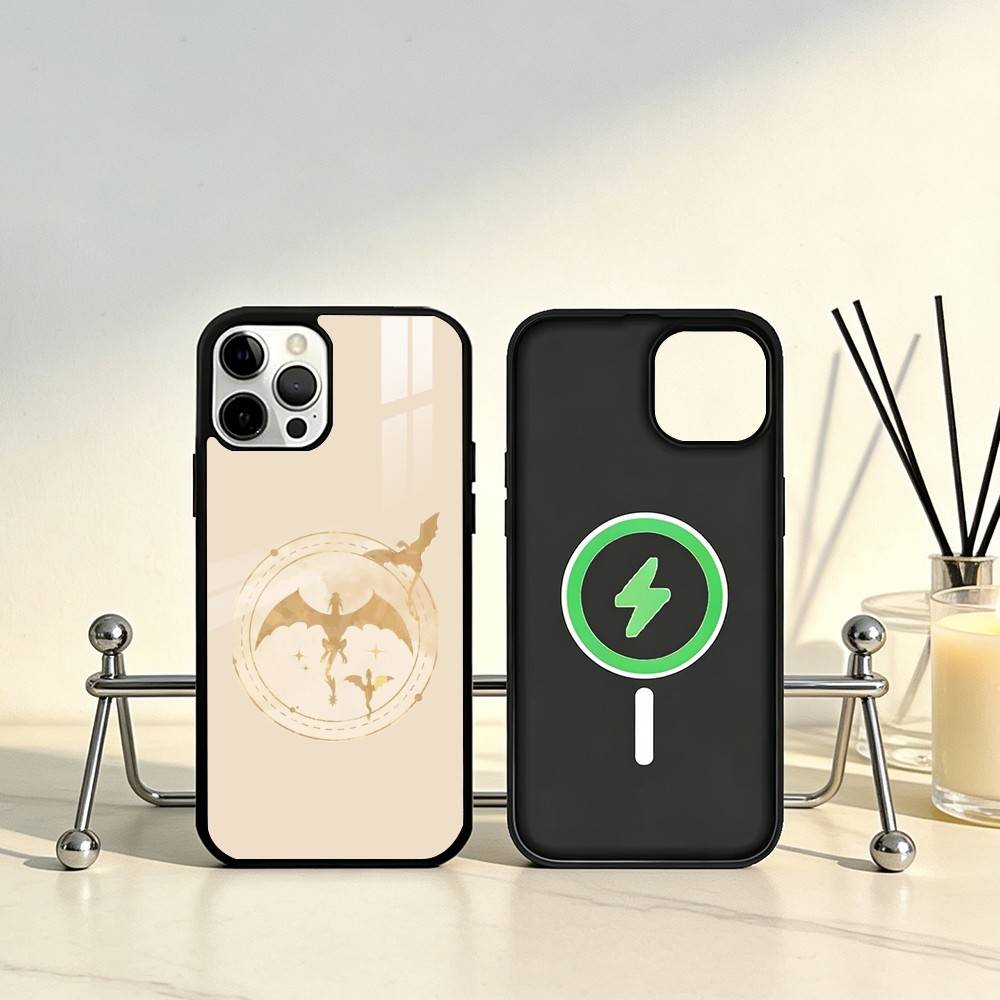 Новый чехол для телефона Fourth Wing для iPhone 17, 16, 15, 14, 13, 12, 11 Plus, Pro Max Магнитный для беспроводной зарядки Magsafe