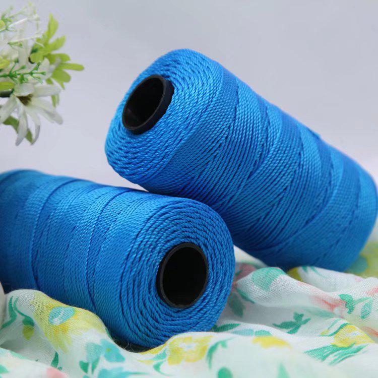 Ice Hemp Yarn: 3-Strand Hand-Woven Crochet DIY Kit