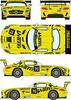 Наклейка Mercedes SLS GT3 GT Lucian Racing Car 2015 BES Montaz 1/24 №70